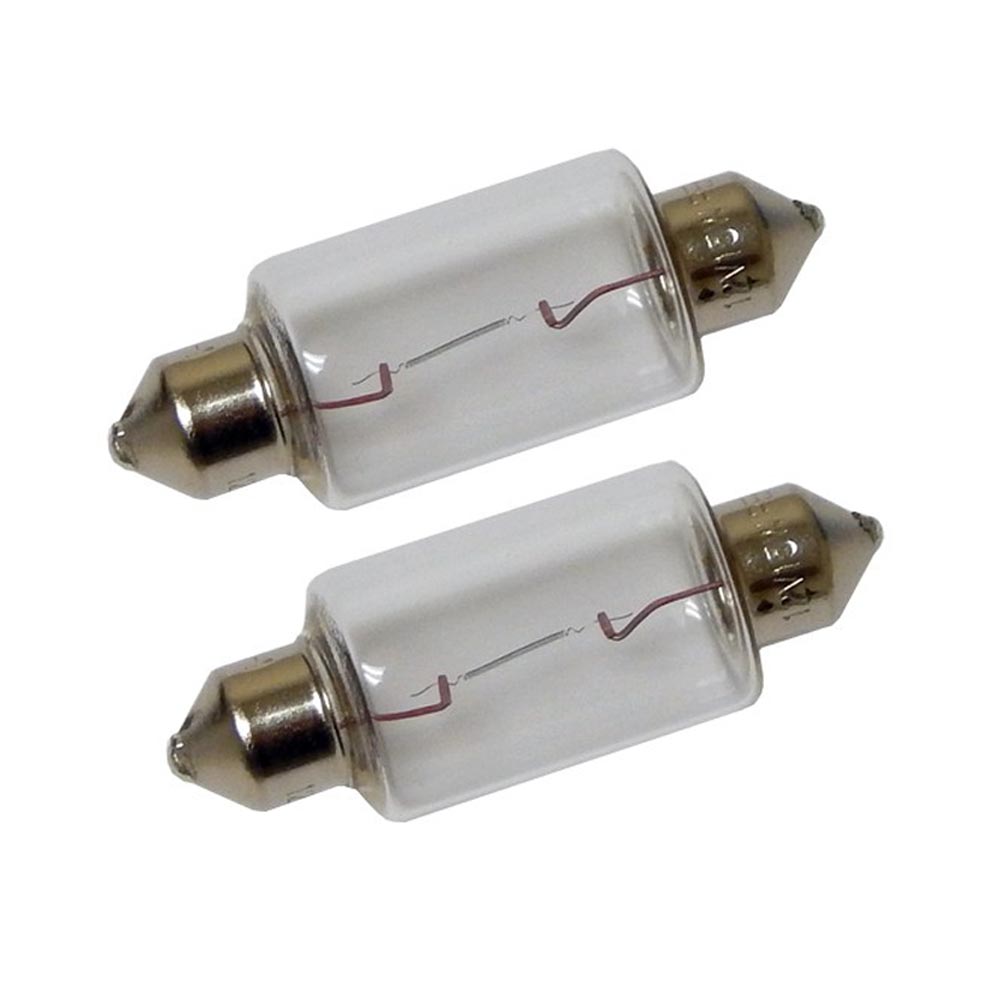 Perko Double Ended Festoon Bulbs - 12V, 15W, .97A - Pair - Deckhand Marine Supply