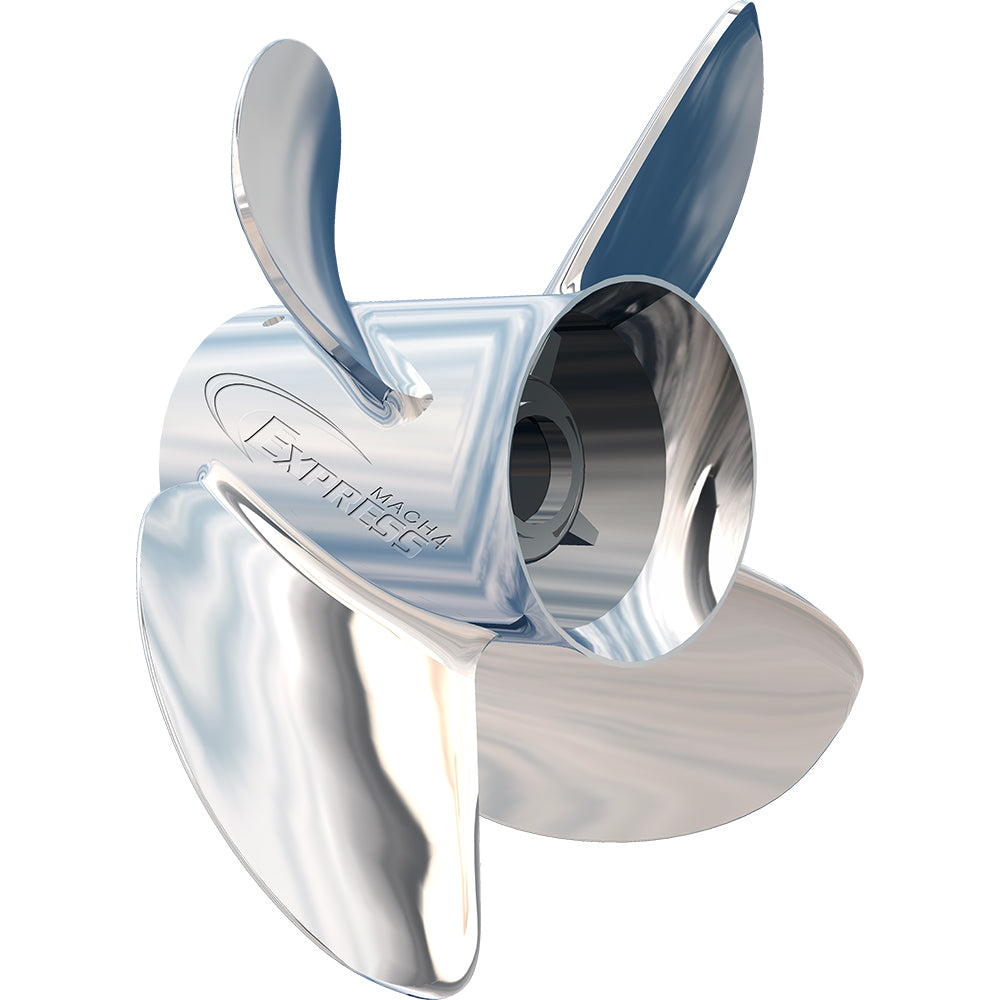 Turning Point Express Mach4 - Right Hand - Stainless Steel Propeller - EX-1419-4 - 4-Blade - 14" x 19 Pitch - Deckhand Marine Supply