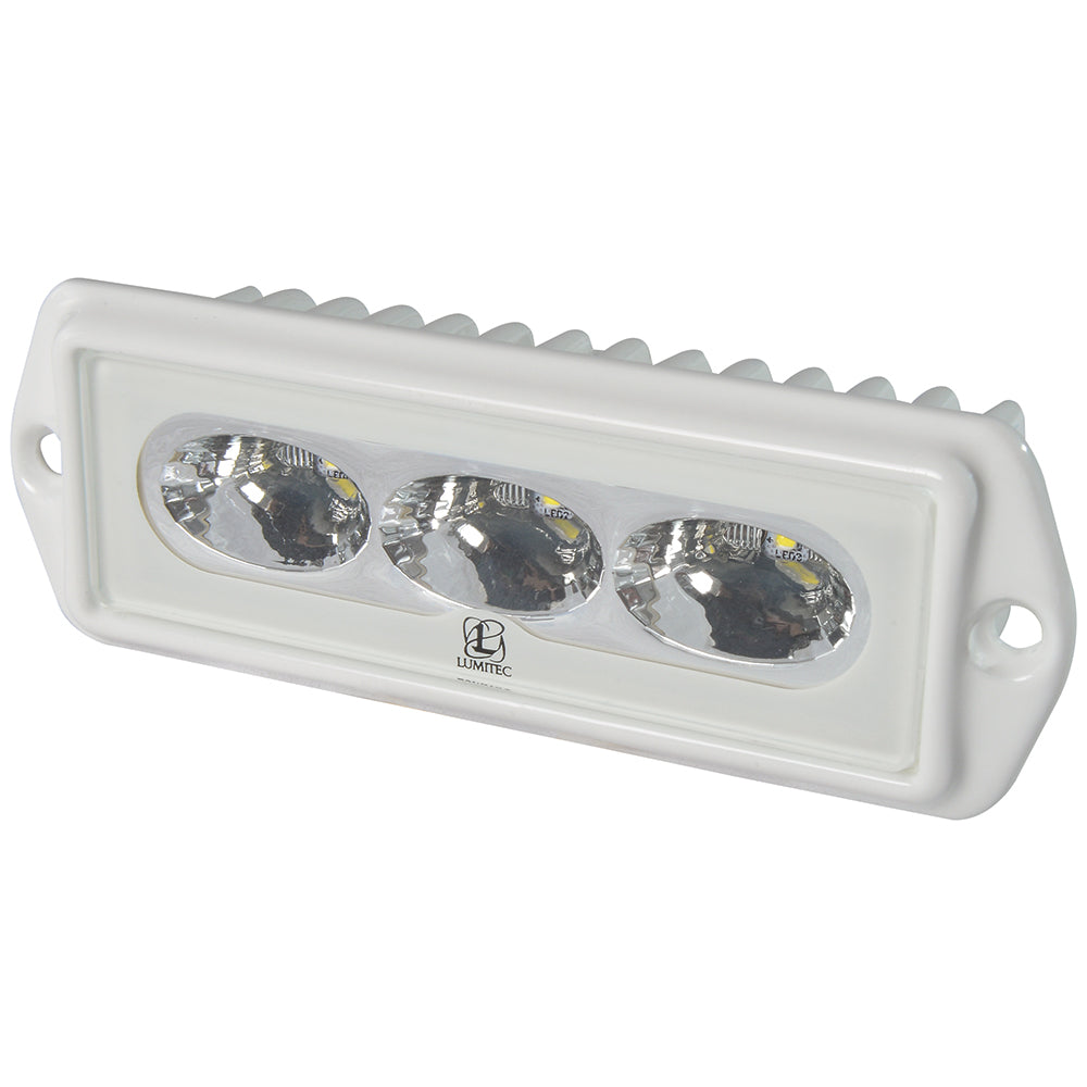 Lumitec CapriLT - LED Flood Light - White Finish - White Non-Dimming - Deckhand Marine Supply