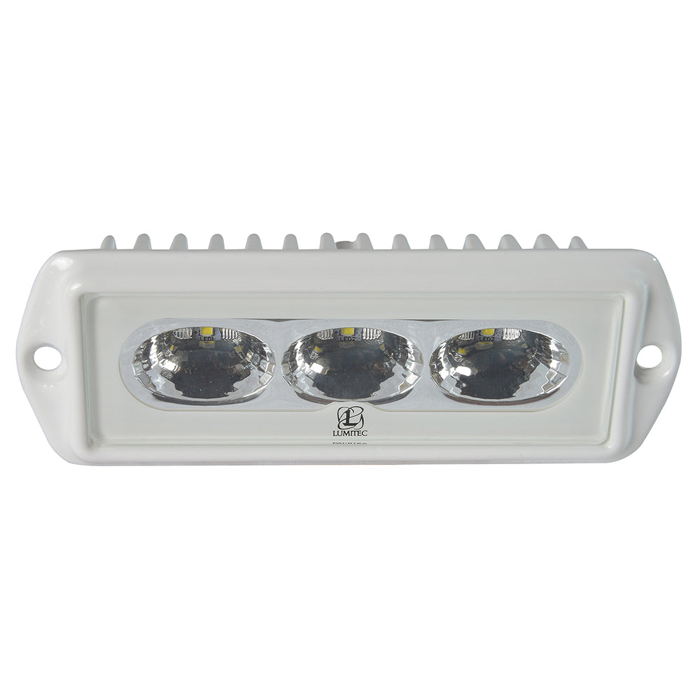 Lumitec CapriLT - LED Flood Light - White Finish - White Non-Dimming - Deckhand Marine Supply