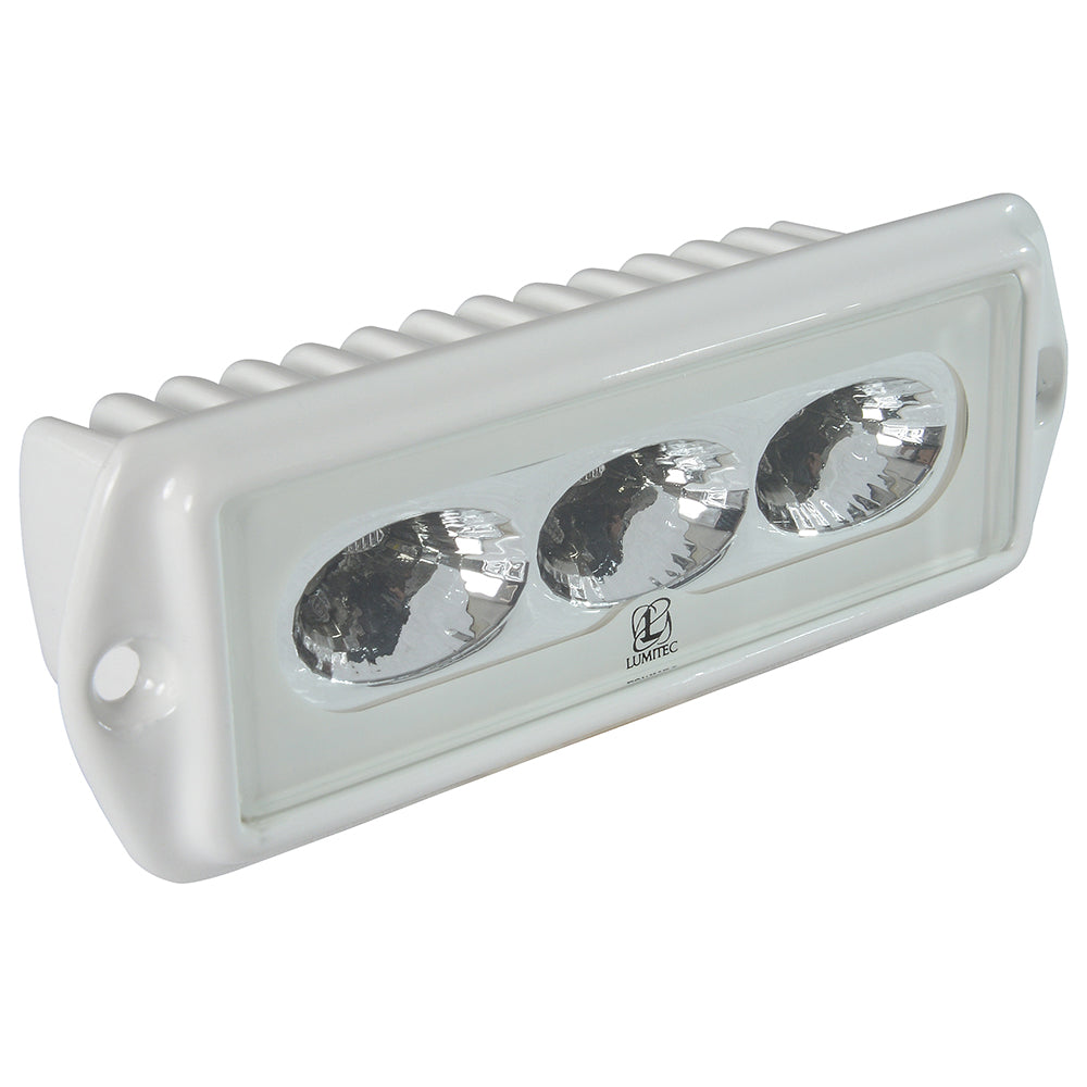 Lumitec CapriLT - LED Flood Light - White Finish - White Non-Dimming - Deckhand Marine Supply