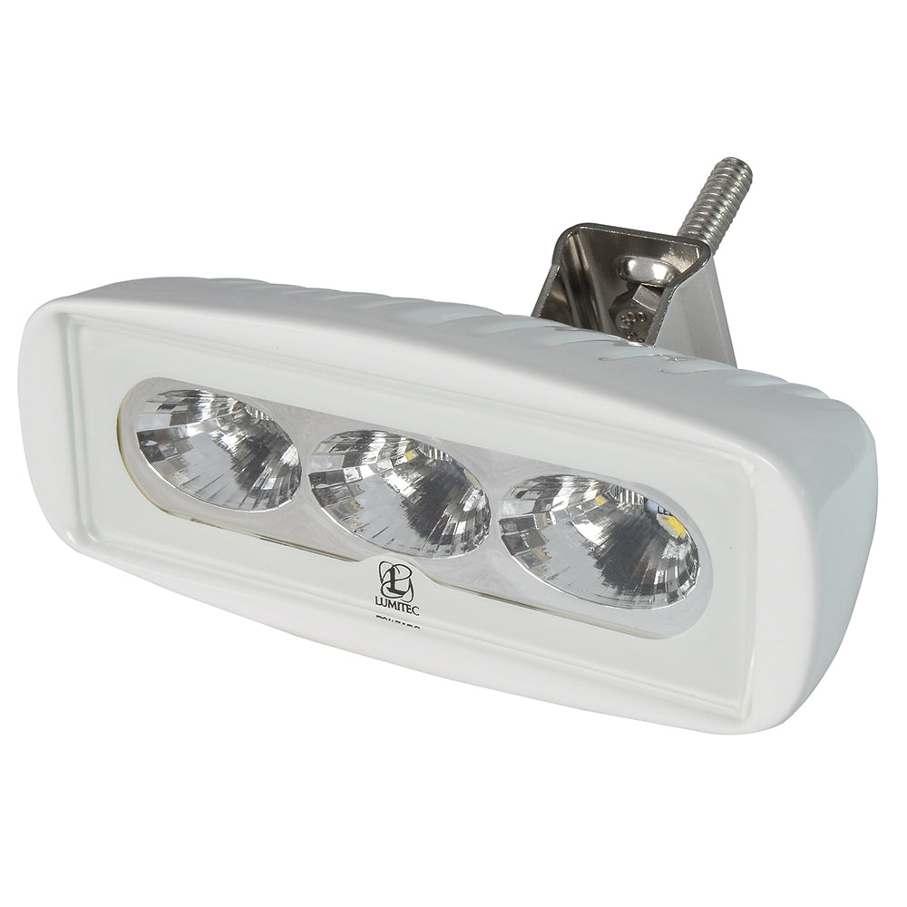 Lumitec CapreraLT - LED Flood Light - White Finish - White Non-Dimming - Deckhand Marine Supply