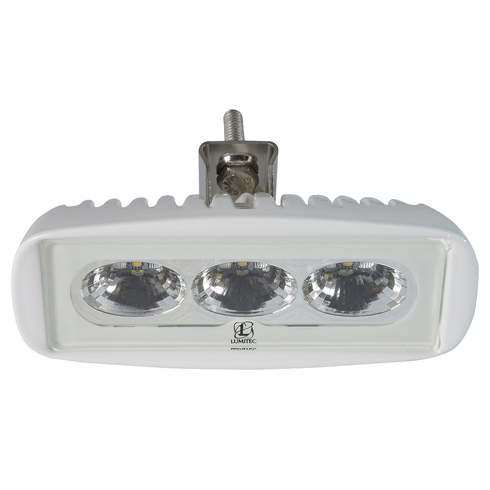 Lumitec CapreraLT - LED Flood Light - White Finish - White Non-Dimming - Deckhand Marine Supply