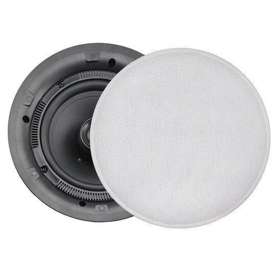 Fusion MS-CL602 Flush Mount Interior Ceiling Speakers (Pair) White