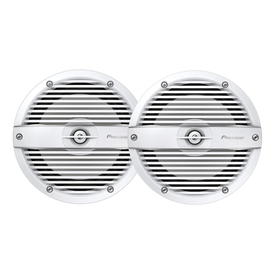 Pioneer 7.7" ME-Series Speakers - Classic White Grille Covers - 250W